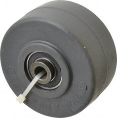 Albion - 4 Inch Diameter x 2 Inch Wide, Polyurethane Caster Wheel - 1,400 Lb. Capacity, 2-7/16 Inch Hub Length, 1/2 Inch Axle Diameter, Precision Ball Bearing - Industrial Tool & Supply