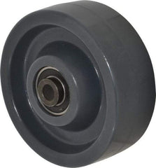 Albion - 5 Inch Diameter x 2 Inch Wide, Polyurethane Caster Wheel - 1,200 Lb. Capacity, 2-7/16 Inch Hub Length, 1/2 Inch Axle Diameter, Precision Ball Bearing - Industrial Tool & Supply