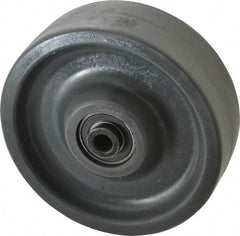 Albion - 6 Inch Diameter x 2 Inch Wide, Polyurethane Caster Wheel - 1,400 Lb. Capacity, 2-7/16 Inch Hub Length, 1/2 Inch Axle Diameter, Precision Ball Bearing - Industrial Tool & Supply
