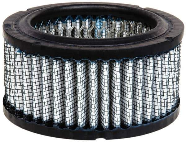 Made in USA - Replacement Filter Element - 2-5/16" High x 4-3/8" Wide, For Use with Air Intake Filters - Industrial Tool & Supply