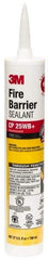 3M - 27 oz Cartridge Red Acrylic & Latex Joint Sealant - -20 to 180°F Operating Temp, 10 min Tack Free Dry Time, Series CP 25WB - Industrial Tool & Supply