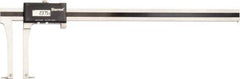 Starrett - 0 to 350mm Range, 0.01mm Resolution, Electronic Caliper - Stainless Steel with 93.98mm Stainless Steel Jaws, 0.02mm Accuracy, SPC Output - Industrial Tool & Supply