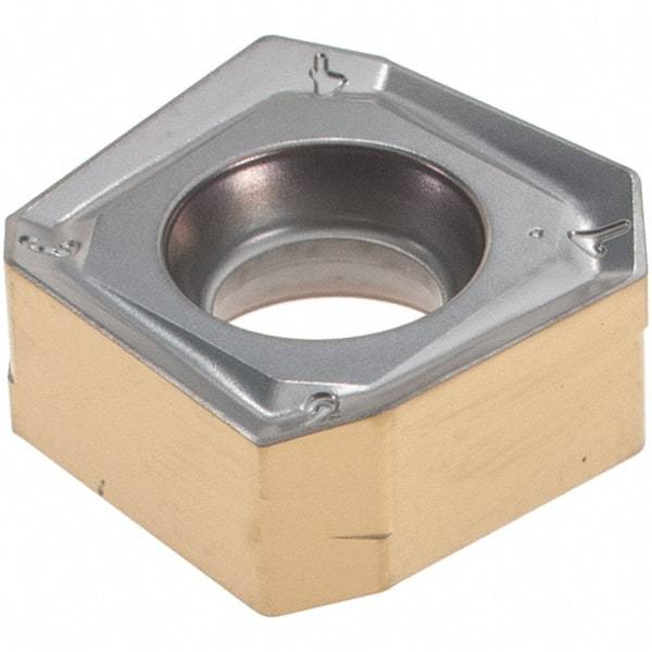 Iscar - S845 SNHU1305 MM Grade IC330 Carbide Milling Insert - TiCN/TiN Finish, 0.244" Thick, 13mm Inscribed Circle, 0.8mm Corner Radius - Industrial Tool & Supply
