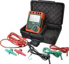 Extech - Digital LCD Display, 60,000 Megohm Electrical Insulation Resistance Tester & Megohmmeter - 5,000 VAC Max Test Voltage, Powered by 1.5V AA Battery - Industrial Tool & Supply