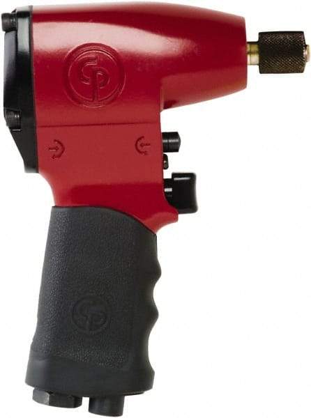 Chicago Pneumatic - 1/4" Drive, 7,000 RPM, 12 Ft/Lb Torque Impact Wrench - Pistol Grip Handle, 2,100 IPM, 8 CFM, 90 psi, 1/4" NPT Inlet - Industrial Tool & Supply
