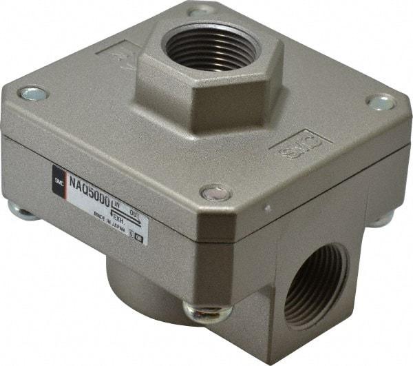 SMC PNEUMATICS - 3/4" NPTF Quick Exhaust Valve - 7 to 150 psi - Industrial Tool & Supply