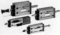 SMC PNEUMATICS - 16mm Bore x 15mm Stroke Vacuum Cylinder - 85 psi, 115.5mm OAL - Industrial Tool & Supply