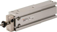 SMC PNEUMATICS - 16mm Bore x 20mm Stroke Vacuum Cylinder - 85 psi, 125.5mm OAL - Industrial Tool & Supply