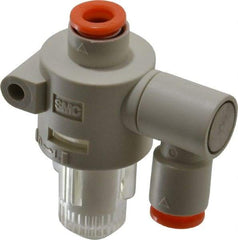 SMC PNEUMATICS - 1/4" Vacuum Suction Filter - 0.7 SCFM - Industrial Tool & Supply