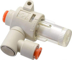 SMC PNEUMATICS - 1/4" Vacuum Suction Filter - 1.1 SCFM - Industrial Tool & Supply