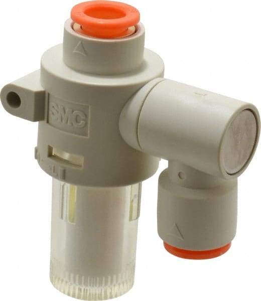SMC PNEUMATICS - 3/8" Vacuum Suction Filter - 2.7 SCFM - Industrial Tool & Supply