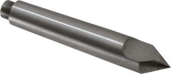 Riten - 0.599" Head Diam, Carbide-Tipped Steel Standard Point Half Dead Center - B&S 6 Brown & Sharpe Taper, 0.599" Point Diam, 3-5/8" OAL - Industrial Tool & Supply