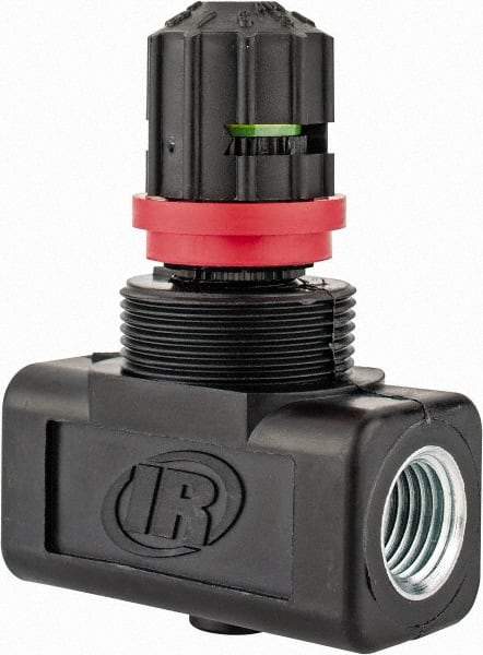 ARO/Ingersoll-Rand - 1/4" NPT Inline Flow Control Valve - 0 to 200 psi - Industrial Tool & Supply