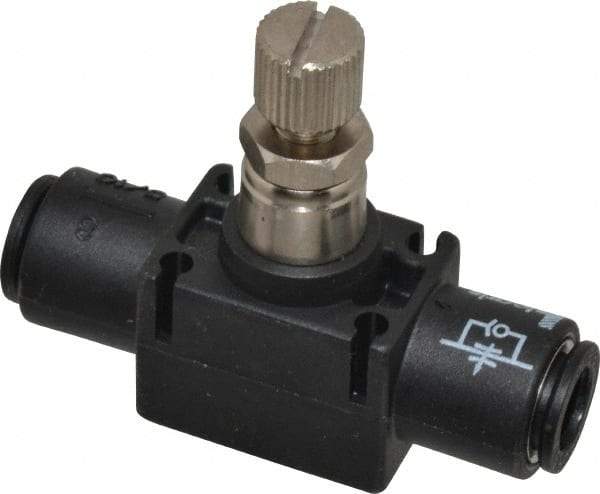 Legris - 8mm Tube OD Inline Flow Control Valve - Industrial Tool & Supply