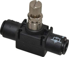 Legris - 8mm Tube OD Inline Flow Control Valve - Industrial Tool & Supply
