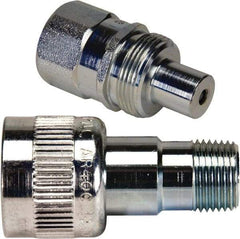 Enerpac - 3/8 NPTF 18-8 Stainless Steel Hydraulic Hose Regular-Flow Coupler Set - 10,000 psi - Industrial Tool & Supply