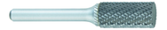 SA-9 -- 1 x 1 LOC x 1/4 Shank x 2 OAL Cylindrical Carbide Medium Tough Cut Burr - Industrial Tool & Supply