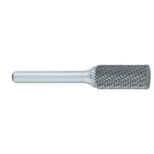 ‎SA-1 -1/4 × 5/8 LOC × 1/4 Shank × 2 OAL Cylindrical Carbide Medium Tough Cut Burr - Industrial Tool & Supply