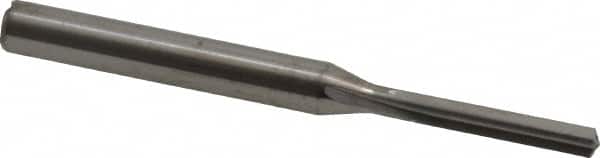 Kennametal - 3.3mm, 130° Point, Solid Carbide Straight Flute Drill Bit - Industrial Tool & Supply