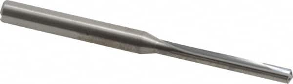 Kennametal - 3.8mm, 130° Point, Solid Carbide Straight Flute Drill Bit - Industrial Tool & Supply