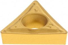 Iscar - TCMT2-1 SM Grade IC9150 Carbide Turning Insert - TiCN/Al2O3/TiN Finish, 60° Triangle, 1/4" Inscr Circle, 3/32" Thick, 1/64" Corner Radius - Industrial Tool & Supply