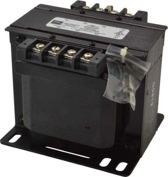 Sola/Hevi-Duty - 1 Phase, 1/4 kVA, Control Transformer - 2 Input, 1 Output Winding, 50/60 Hz, 5.53 Inch Deep x 4.53 Inch High, 131°F Temp Rise - Industrial Tool & Supply