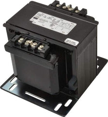 Sola/Hevi-Duty - 1 Phase, 1 kVA, Control Transformer - 2 Input, 1 Output Winding, 60, 50/60 at 220 V x 440 V, 50/60 at 230 V x 460 V Hz, 7.36 Inch Deep x 5.56 Inch High, 131°F Temp Rise - Industrial Tool & Supply