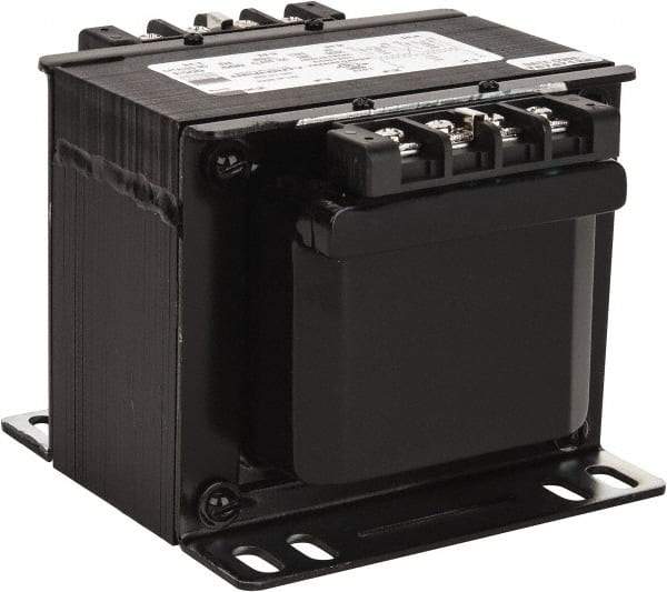 Sola/Hevi-Duty - 1 Phase, 0.5 kVA, Control Transformer - 2 Input, 1 Output Winding, 60, 50/60 at 220 V x 440 V, 50/60 at 230 V x 460 V Hz, 6.31 Inch Deep x 4.53 Inch High, 131°F Temp Rise - Industrial Tool & Supply