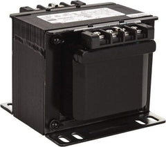 Sola/Hevi-Duty - 1 Phase, 0.5 kVA, Control Transformer - 2 Input, 1 Output Winding, 60, 50/60 at 220 V x 440 V, 50/60 at 230 V x 460 V Hz, 6.31 Inch Deep x 4.53 Inch High, 131°F Temp Rise - Industrial Tool & Supply