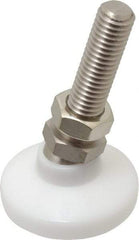 Gibraltar - 1/2-13 Bolt Thread, Studded Pivotal Stud Mount Leveling Pad & Mount - 700 Max Lb Capacity, 1-7/8" Base Diam - Industrial Tool & Supply