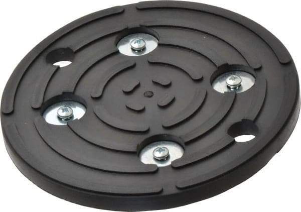 Gibraltar - 5" Long x 5" Wide x 5/16" Thick, Rubber, Machinery Leveling Pad & Mat - 10,000 Lb Max Load - Industrial Tool & Supply