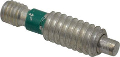 Gibraltar - 1/4-20, 1/2" Thread Length, 1/8" Max Plunger Diam, 0.5 Lb Init to 2.5 Lb Final End Force, Knob Handle Plunger - Knobless Threaded Stud, 1/8" Length Under Head/Shoulder, 1/8" Plunger Projection - Industrial Tool & Supply