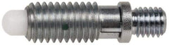 Gibraltar - 1/2-13, 7/8" Thread Length, 0.31" Max Plunger Diam, 0.75 Lb Init to 4 Lb Final End Force, Locking Knob Handle Plunger - Knobless Threaded Stud, 1-1/8" Length Under Head/Shoulder, 1/4" Plunger Projection - Industrial Tool & Supply