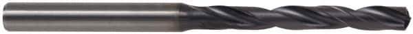 Kennametal - #12 140° Solid Carbide Jobber Drill - TiAlN Finish, Right Hand Cut, Spiral Flute, Straight Shank, 82mm OAL, Standard Point - Industrial Tool & Supply