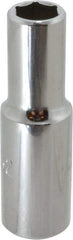 Proto - 11/32", 3/8" Drive, Deep Hand Socket - 6 Points, 2-1/8" OAL, Alloy Steel, Chrome Finish - Industrial Tool & Supply