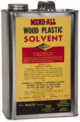 MendAll - 16 oz Wood Filler Solvent - Clear, Solvent Base - Industrial Tool & Supply