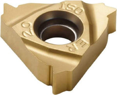 Seco - 16ER External Right Hand ISO Laydown Threading Insert - Grade CP500, TiAlN/TiN Coated Carbide, 9.53mm Inscribed Circle - Industrial Tool & Supply