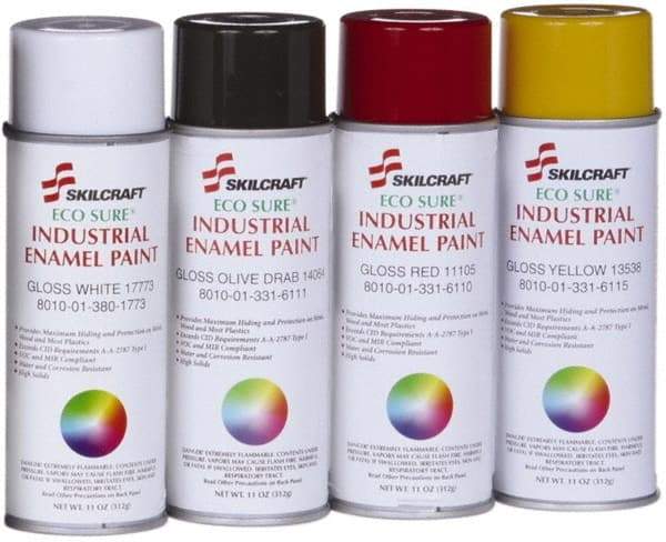 Ability One - Spray Paint - 16 OZ DESERT TAN ECO-SURE AEROSOL ENAMEL - Industrial Tool & Supply