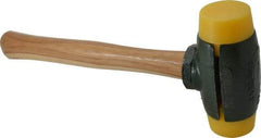 Garland - 4 Lb Head 2" Face Plastic Split Head Hammer - Wood Handle - Industrial Tool & Supply