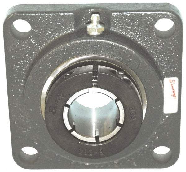 Browning - 1-15/16" ID, 5-5/8" OAL x 5-5/8" OAH 4-Bolt Flange - 5,216 Lb Static Cap, 7,889 Lb Dyn Cap, 4-3/8" Btw Mnt Hole Ctrs, Cast Iron - Industrial Tool & Supply