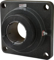 Browning - 2-7/16" ID, 6-7/8" OAL x 6-7/8" OAH 4-Bolt Flange - 8,150 Lb Static Cap, 11,789 Lb Dyn Cap, 5-5/8" Btw Mnt Hole Ctrs, Cast Iron - Industrial Tool & Supply