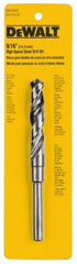 DeWALT - 3/4" Drill Bit, 1/2" Shank Diam, 118°, High Speed Steel Silver & Deming Reduced Shank Drill Bit - Industrial Tool & Supply