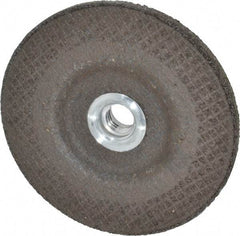 DeWALT - 24 Grit, 4-1/2" Wheel Diam, 1/4" Wheel Thickness, Type 27 Depressed Center Wheel - Aluminum Oxide, R Hardness, 13,300 Max RPM, Compatible with Angle Grinder - Industrial Tool & Supply