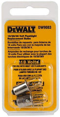 DeWALT - 18 Volt, Halogen Portable Work Light Replacement Bulb - Use with DW9083 - Industrial Tool & Supply