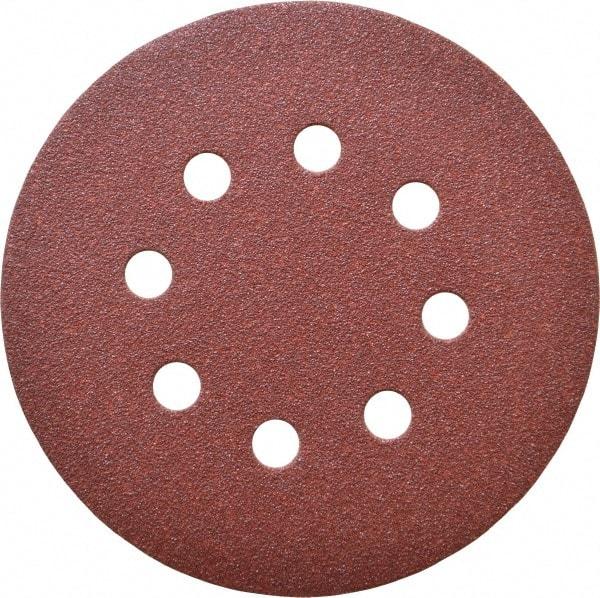 DeWALT - 5" Diam, 100 Grit, Aluminum Oxide Hook & Loop Disc - Fine Grade, Coated, Paper Backing, - Industrial Tool & Supply
