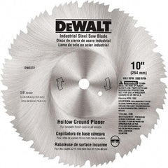 DeWALT - 10" Diam, 80 Tooth Wet & Dry Cut Saw Blade - Steel, Standard Round Arbor - Industrial Tool & Supply