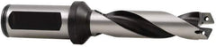 Allied Machine and Engineering - Series 1.5, 55/64 to 15/16" Diam, 1" Diam Straight Shank with Flange, Helical Flute Spade Drill - 6-5/8" Max Depth, 8-15/64" Body Length, 10-3/8" OAL, Standard Length, Through Coolant - Industrial Tool & Supply