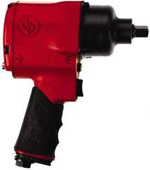 Chicago Pneumatic - 1/2" Drive, 6,400 RPM, 525 Ft/Lb Torque Impact Wrench - Pistol Grip Handle, 1,320 IPM, 25 CFM, 90 psi, 1/4" NPT Inlet - Industrial Tool & Supply