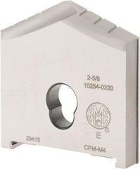 Allied Machine and Engineering - 2-5/8" Diam x 1/2" Thick, Seat Code E, 130° Included Angle Spade Drill Insert - Uncoated Powdered Metal, Powdered Metal, Series E - Industrial Tool & Supply