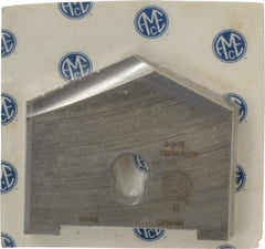 Allied Machine and Engineering - 3-3/16" Diam x 5/16" Thick, Seat Code E, 130° Included Angle Spade Drill Insert - Uncoated Powdered Metal, Powdered Metal, Series E - Industrial Tool & Supply